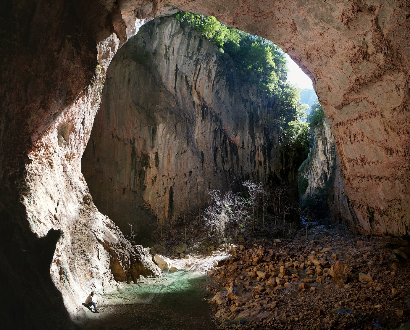 Grotte, Ermitage de la Garganta Verde, Cadix, Espagne