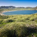 Vue en hauteur de Cabo de Gata à Almeria, en Espagne